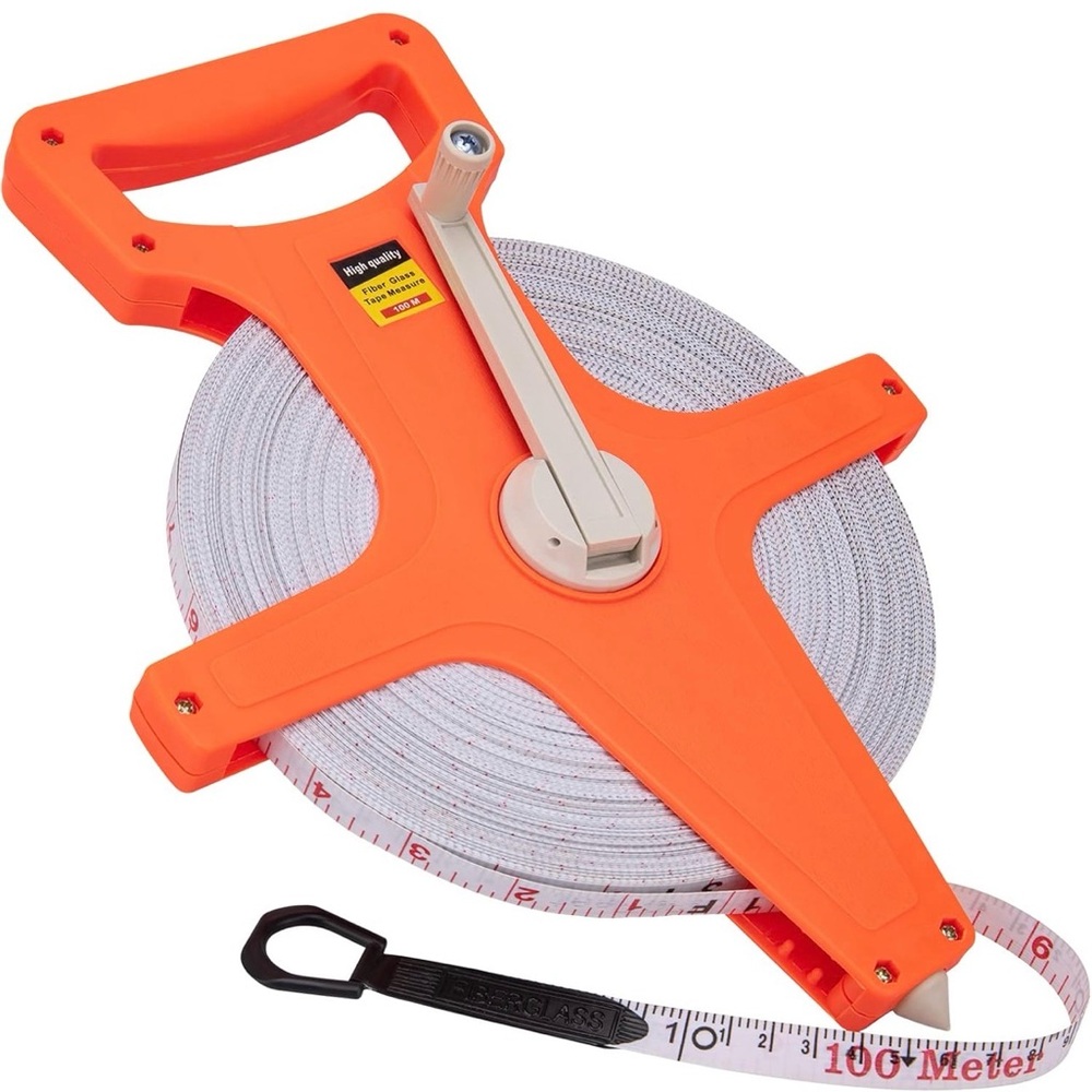 Orange Measuring Tape with Handle